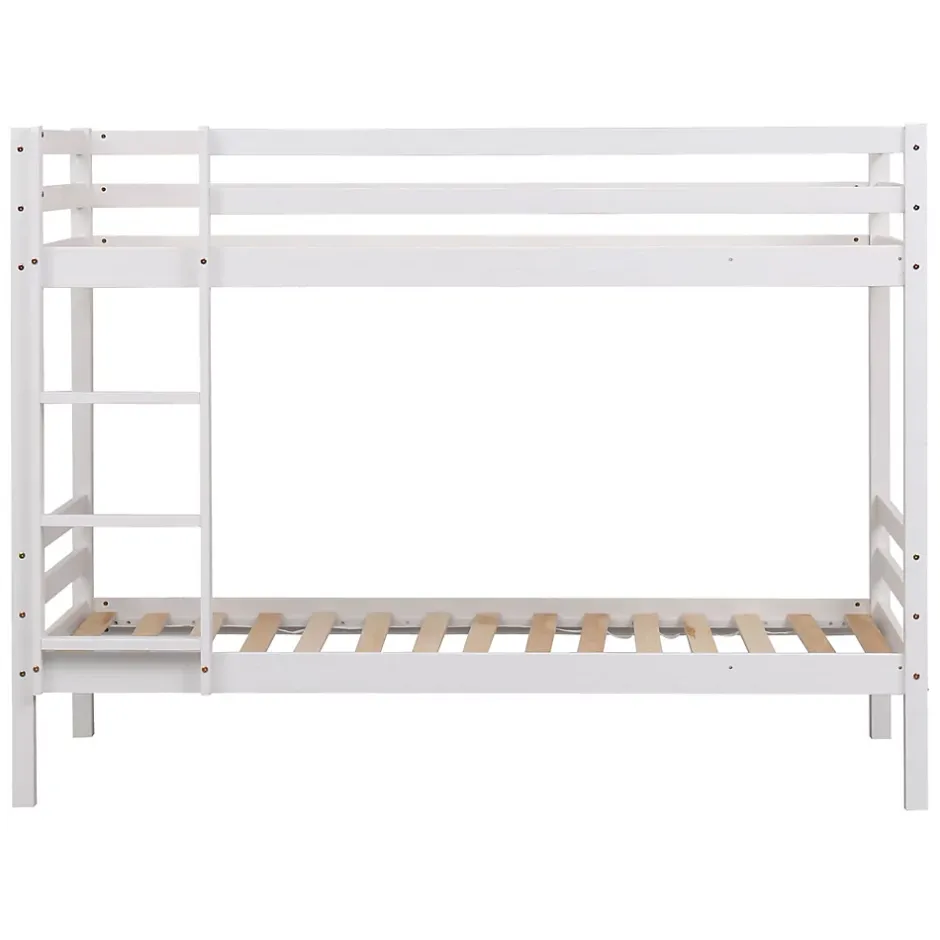 Happy Garden Lits superposés pour enfants 190x90cm blanc AMBRE - Best