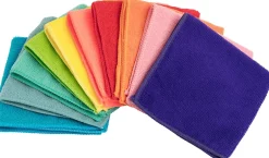 Elephant Lot 10 lavettes microfibre multicouleur Online
