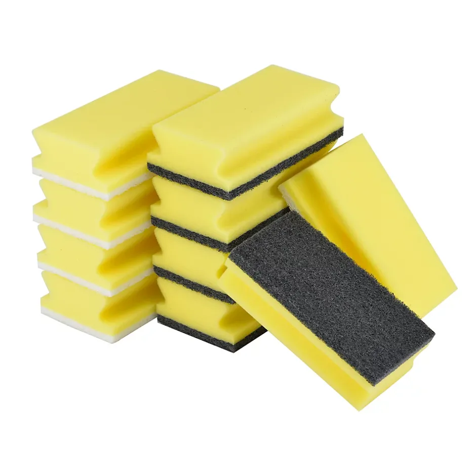 Lot 10 éponges à récurer anti-rayures L.13 x l.3.5 x ep.7 cm Outlet