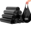 Pro Et Discount Lot 500 sacs poubelle noirs 110L litres avec anses rouleaux sac à déchets