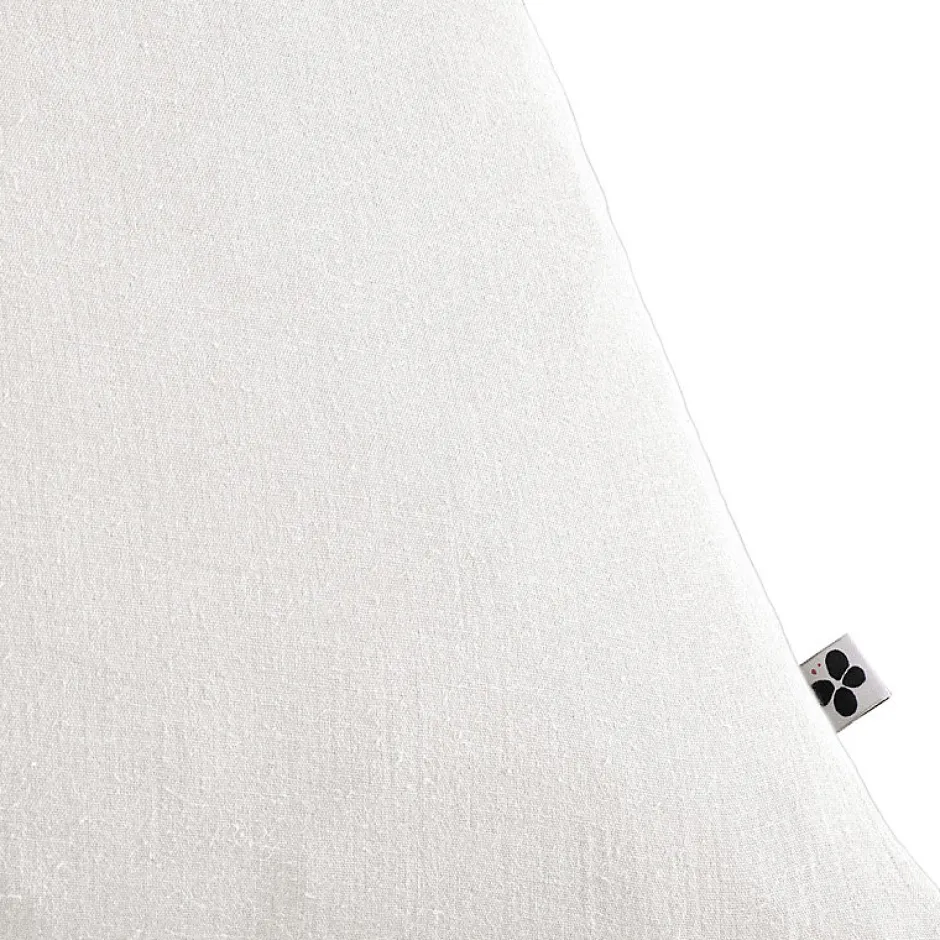 Meubletmoi Lot 2 taies d'oreillers 60x60 cm double gaze de coton blanc - PEPA 1 Online