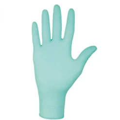 Vivezen Lot de 2 boites de 100 gants en nitrile jetables - non poudrés - Taille M - Vert -