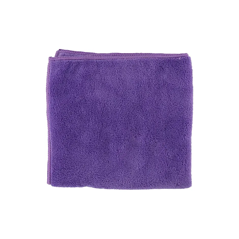 Dunlop Lot de 2 Chiffon Microfibre XL Voiture 36x36cm - Ultra-Absorbant 660gsm, Lavable & Réutilisable, Nettoyage Sec & Humide New