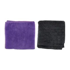 Dunlop Lot de 2 Chiffon Microfibre XL Voiture 36x36cm - Ultra-Absorbant 660gsm, Lavable & Réutilisable, Nettoyage Sec & Humide New