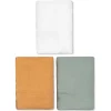 Sevira Kids Lot de 3 Draps housses couffin en gaze de coton Tendance