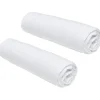 Todays Tools Lot de 2 draps housses TODAY Essential - 140 x 190 cm - 2 personnes - 100% Coton - Craie