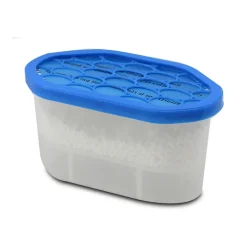 Juanio Lot de 2 déshumidificateur pour l'humidité, absorbeur d'humidité 180 gr, capacité 350 ml - L 15 x Profondeur 8.5 x Hauteur 8.5 cm Sale
