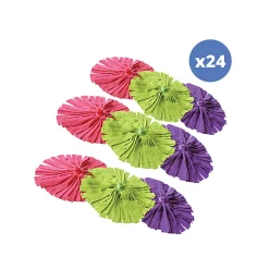 MSV Lot de 24 franges bandelettes à serpillière en microfibre