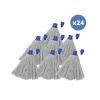 MSV Lot de 24 franges en coton blanc 220g