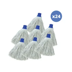 MSV Lot de 24 franges en coton écru 220g