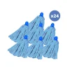 MSV Lot de 24 franges en coton blanc 250g New