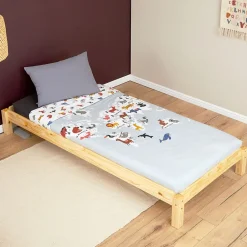 Idimex Lot de 2 lits superposables 90x190 cm RINO en pin massif, vernis naturel Sale