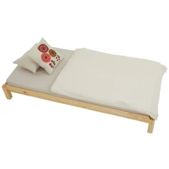 Idimex Lot de 2 lits superposables 80x190 cm RINO en pin massif, vernis naturel Hot