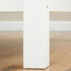 Idimex Lot de 2 lits superposables 90x190 cm RINO en pin massif lasuré blanc