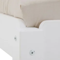 Idimex Lot de 2 lits superposables 90x190 cm RINO en pin massif lasuré blanc