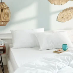 Blanreve Lot de 2 oreillers 45 x 70 cm Blanrêve Gamme "Douceur" traité Anti Acarien Soft & care