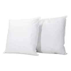Bellecour Lot de 2 oreillers Alaska 60x60 cm Fibres creuses polyester Clearance