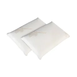 Olympe Literie Lot de 2 oreillers Bamboo 40x60 cm Mémoire de forme Outlet