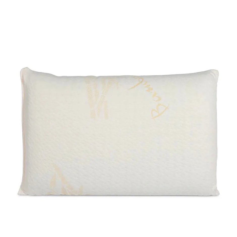 Olympe Literie Lot de 2 oreillers Bamboo 40x60 cm Mémoire de forme Outlet