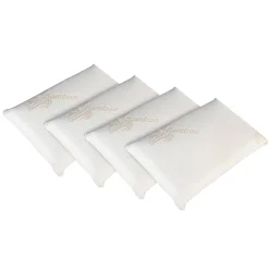 Olympe Literie Lot de 4 oreillers Bamboo 40x60 cm Mémoire de forme Best