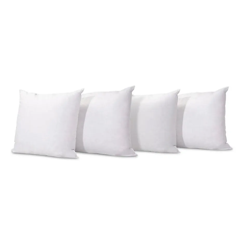 Bellecour Lot de 4 oreillers Chambord 60x60 cm Duvet & Plumes