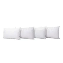 Bellecour Lot de 4 oreillers Chambord 40x60 cm Duvet & Plumes Discount