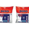 Dodo Lot de 2 oreillers toucher peau de pêche - 60 x 60 cm - DOUX DUO