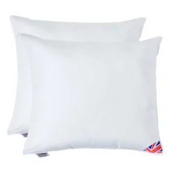 Homescapes Lot de 4 oreillers en microfibre, 60 x 70 cm - Clearance