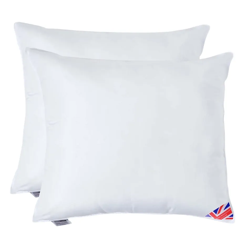 Homescapes Lot de 2 oreillers en microfibre, 60 x 70 cm - Discount