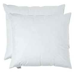 Homescapes Lot de 2 oreillers en plumes et duvet d'oie, 60 x 70 cm -