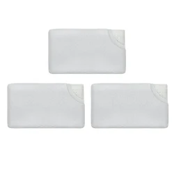 Inphysio Lot de 3 oreillers enfant respirant en tissu de bambou 50x30x5,5 - Discount