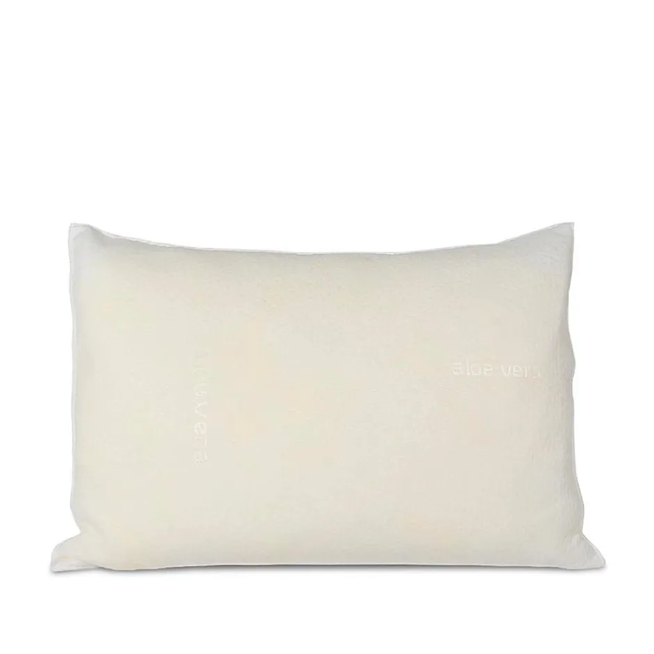 Olympe Literie Lot de 4 oreillers Flocons 30x50 cm Mémoire de forme