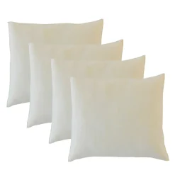 Olympe Literie Lot de 4 oreillers Flocons 60x60 cm Mémoire de forme