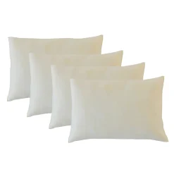 Olympe Literie Lot de 4 oreillers Flocons 50x70 cm Mémoire de forme