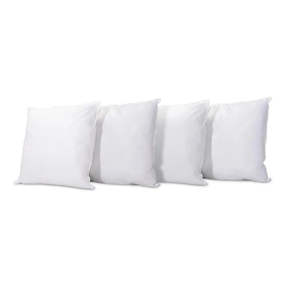 Bellecour Lot de 4 oreillers Grand Palace 65x65 cm Fibres creuses polyester New