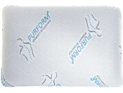 Vente-unique Lot de 2 oreillers mémoire de forme anti acariens 60 x 40 cm PURFORM - SIRONA