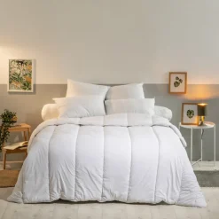 Bleu Calin Lot de 2 Oreillers Moelleux 60x60cm LAVABLE À 95 C Discount