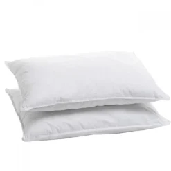 Bleu Calin Lot de 2 oreillers Moelleux 50x70cm VOLUME