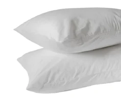 Mortreux Lot de 2 oreillers moelleux coton - 50 x 70 - toutes saisons - 31146