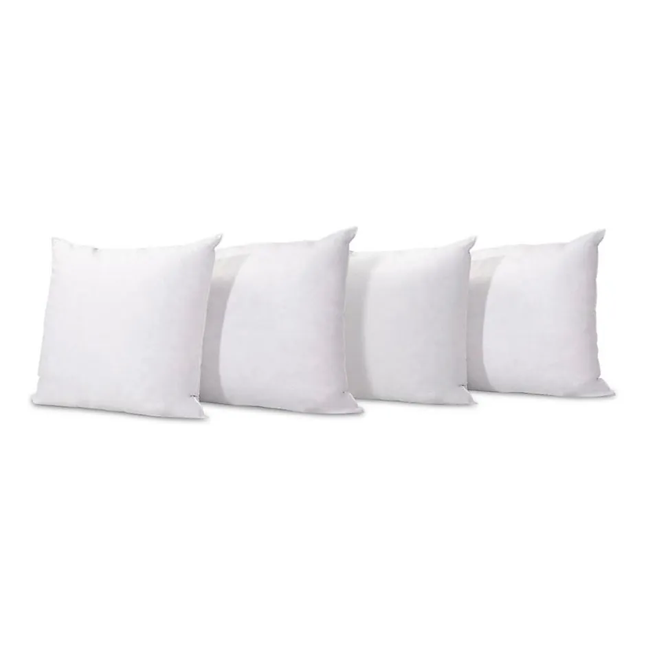Olympe Literie Lot de 4 oreillers Natura 65x65 cm Duvet & Plumess Clearance