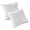 Vente-unique Lot de 2 oreillers recyclés 60 x 60 cm de DREAMEA - Enveloppe 100% microfibre - ROSA