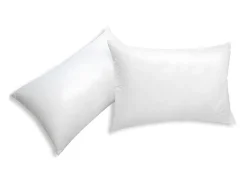 Vente-unique Lot de 2 oreillers recyclés 45 x 70 cm de DREAMEA - Enveloppe 100% microfibre - ROSA