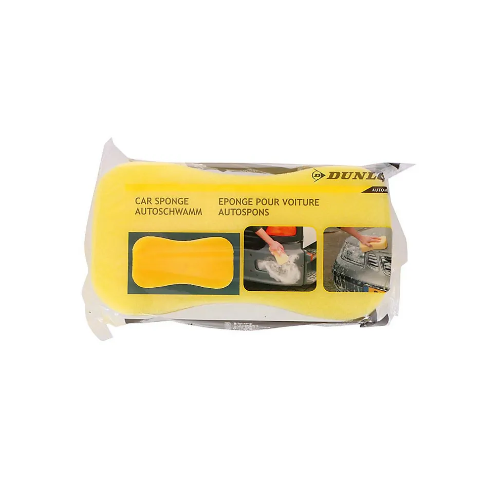 Dunlop Lot de 2 Éponge Jumbo 22,5x12x5,5cm - Grande Éponge Lavage Auto, Nettoyage Efficace, Forme Ergonomique, Entretien Voiture