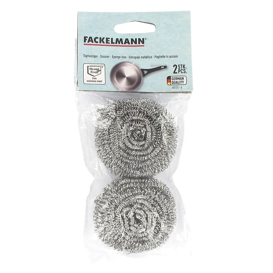 Lot de 2 éponges inox Fackelmann Tecno Hot