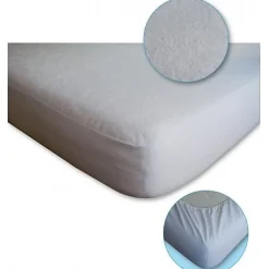 Univers Décor Lot de 2 Protèges matelas imperméable, absorbant et anti-acariens 90 x 190 cm