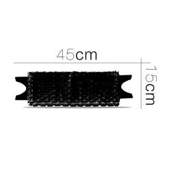 Juanio Lot de 2 recharge pour balai à plat, housse pour balai vapeur, rechange de nettoyage en microfibre -Longueur 45 x Profondeur 15 cm