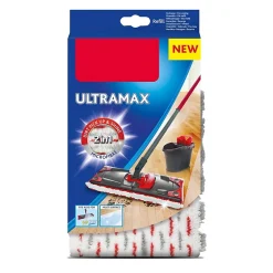 Juanio Lot de 2 recharge pour balai à plat, housse pour balai vapeur, rechange de nettoyage en microfibre -Longueur 45 x Profondeur 15 cm