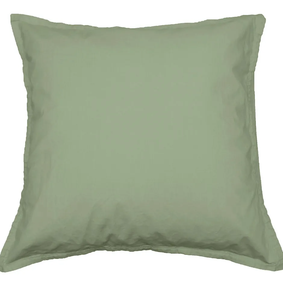 Sensei Maison Lot de 2 taies d'oreiller en coton Sauge 65x65 cm STUDIO