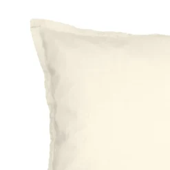 Sensei Maison Lot de 2 taies d'oreiller en coton Ecru 65x65 cm STUDIO Sale
