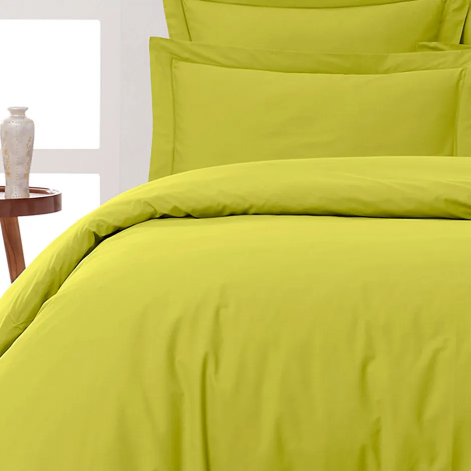 Sensei Maison Lot de 2 taies d'oreiller en percale de coton Citronelle 50x70 cm SOFT PERCALE